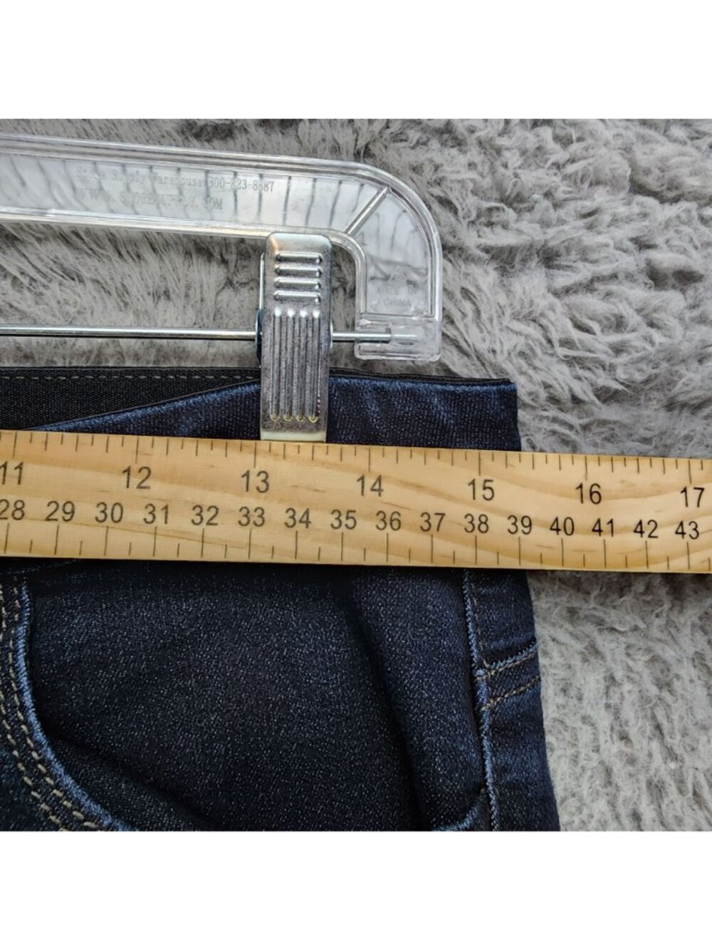 Democracy Jeans Womens 6 Blue Stretch Denim Shaping Skinny - Picture 5 of 15